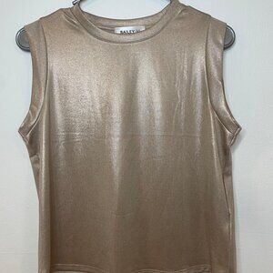 Bailey 44 Gold Metallic Thread Top